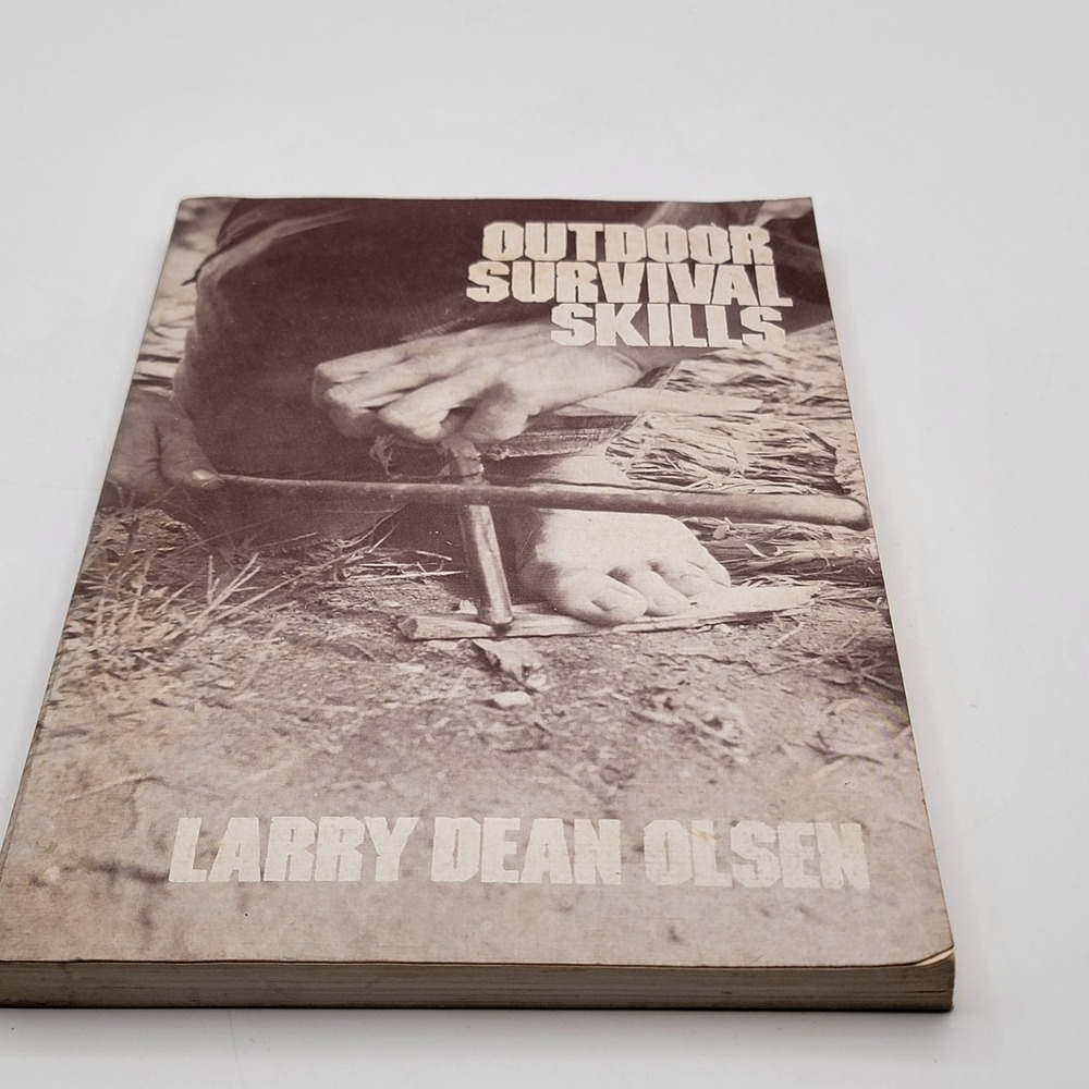 Larry Dean Olsen Outdoor Survival Skills Softcover 1973 Bushcraft‎ Guide Good